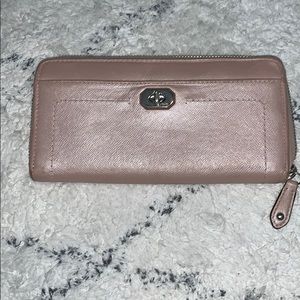 Pink Coach Wallet
